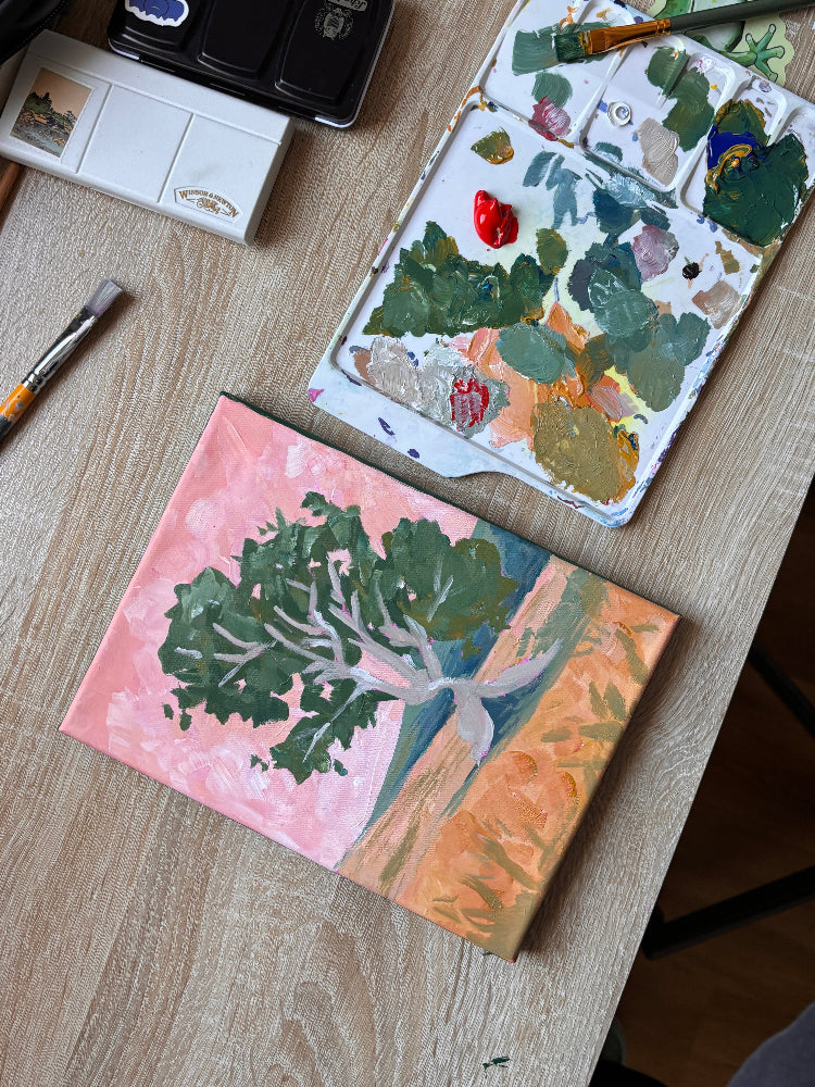 "Lone Tree" - original painting